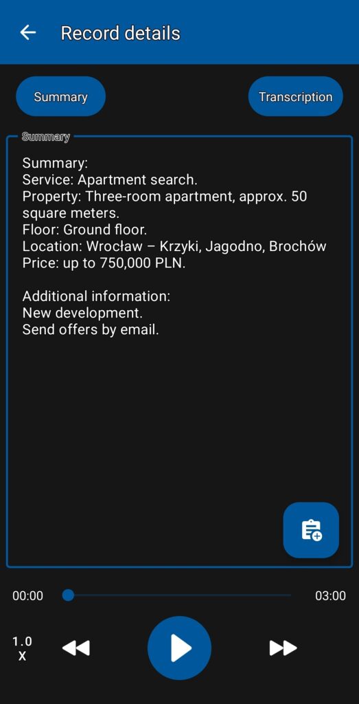 AI Call Recorder real estate agent
